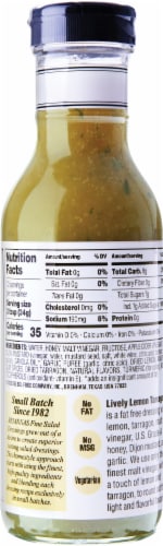 Brianna's Lively Lemon Tarragon Salad Dressing Perspective: back