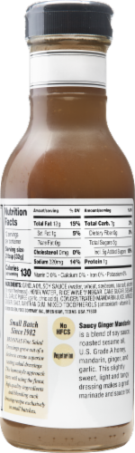 Brianna's Home Style Saucy Ginger Mandarin Dressing Perspective: back