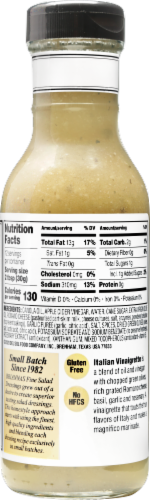 Brianna's Italian Vinaigrette Salad Dressing Perspective: back