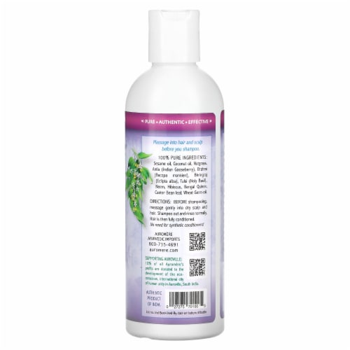 Auromere Pre-Shampoo Conditioner For All Types of Hair Hair Conditioning Oil - 7 fl oz Perspective: back