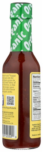 Arizona Pepper's Organic Harvest Foods Chipotle Habanero Pepper Sauce Perspective: back