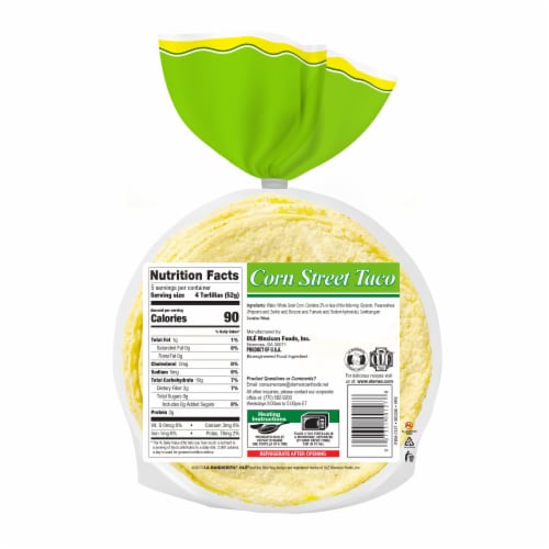 La Banderita® Street Taco Sliders Corn Tortillas Perspective: back