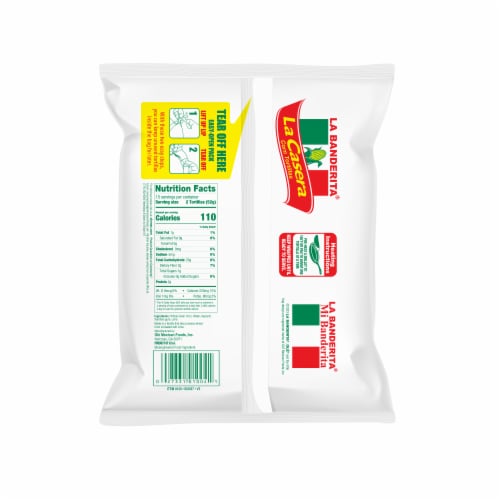 La Banderita La Casera Corn Tortillas Perspective: back