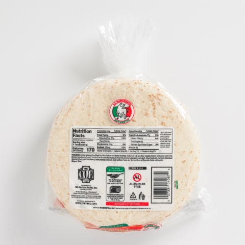 La Banderita® Homestyle Jumbo Pack Soft Taco Tortillas Perspective: back