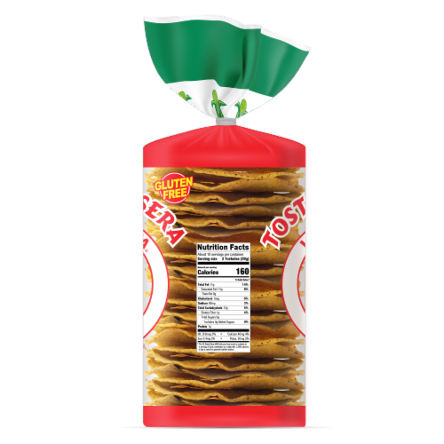 La Banderita® Tostada Casera Perspective: back