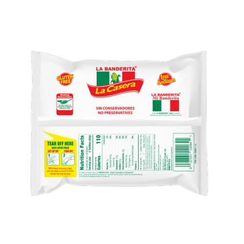 La Banderita La Casera® Corn Tortillas Perspective: back