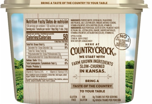 Country Crock Original Buttery Spread Perspective: back