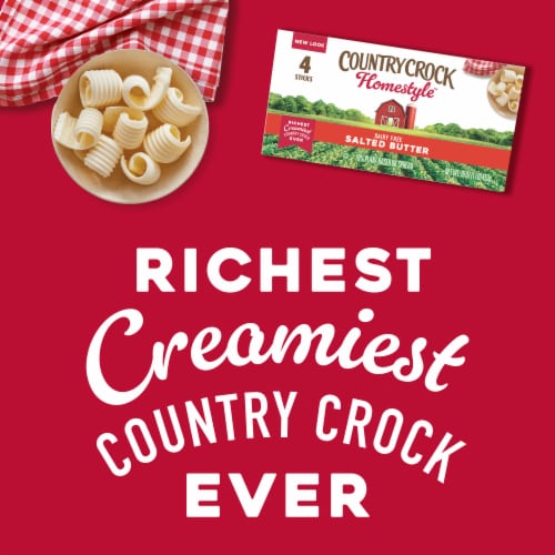 Country Crock Homestyle Dairy Free Butter Salted Sticks Perspective: back