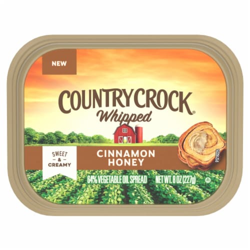 Country Crock Whipped Cinnamon Honey Spread Perspective: back