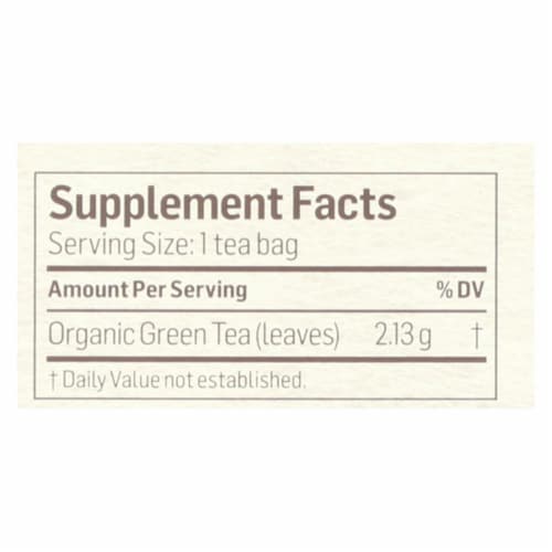 Alvita - Tea Og1 Green - EA of 1-24 BAG Perspective: back