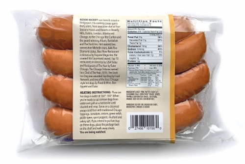 Duck Inn Dogs Original Chicago Style Hot Dogs Perspective: back