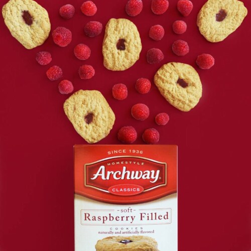 Archway Cookies Raspberry Filled Perspective: back