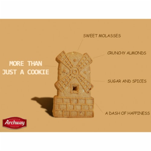 Archway® Homestyle Classics Crispy Windmill Cookies Perspective: back