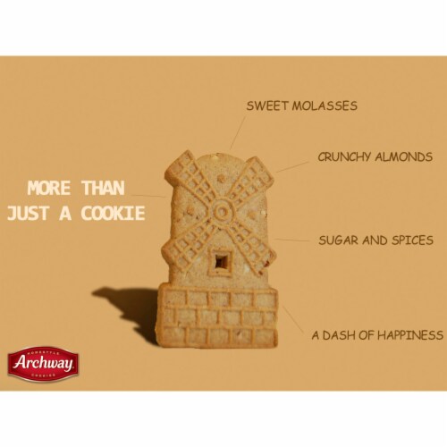 Archway Cookies Crispy Windmill Cookies Perspective: back