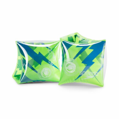 Speedo Basic Blue Bolt Arm Band Perspective: back