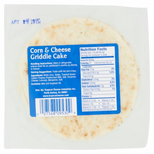 Tropical® Arepa de Queso Perspective: back