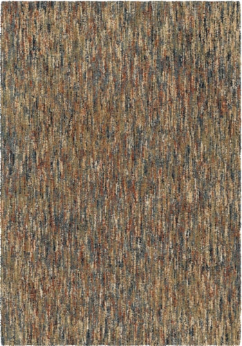Orian Carolina Area Rug - Beige/Multi-Color Perspective: back