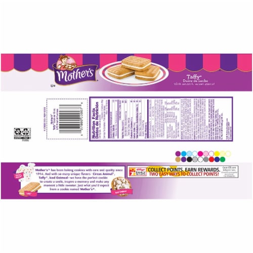 Mother's Taffy Cookies Perspective: back
