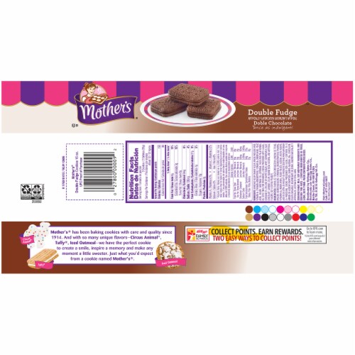 Mother's Double Fudge Cookies Perspective: back