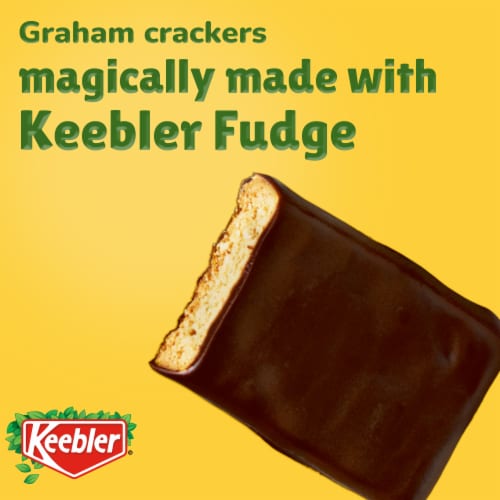 Keebler Fudge Grahams, Fudge Covered Graham Crackers, 12.5 oz Perspective: back