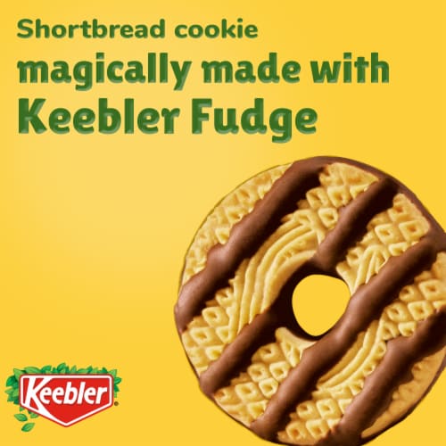 Keebler® Fudge Stripes™ Shortbread Cookies Perspective: back
