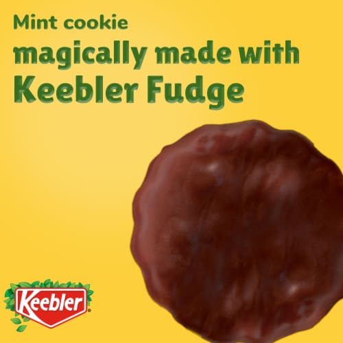 Keebler Fudge Mint Delights, Mint Cookies Dunked in Keebler Fudge, 10 oz Perspective: back