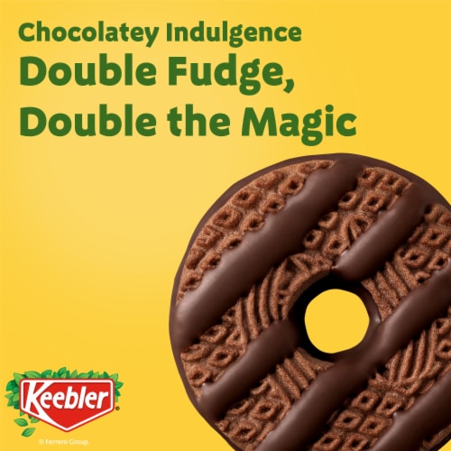 Keebler Double Fudge Fudge Stripes Cookies, Coated in Fudge, 11.5 oz Pack Perspective: back