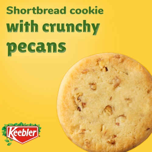 Keebler Sandies Pecan Cookies, Shortbread Cookies with Crunchy Pecans, Family Size 17.2 oz Perspective: back