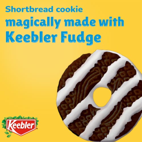 Keebler Flipped Fudge Stripes Dark Chocolate and Vanilla Perspective: back