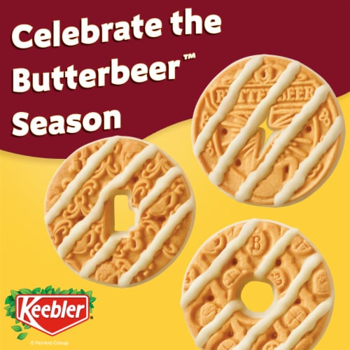 Keebler Fudge Stripes Harry Potter™ Butterbeer Cookies for Harry Potter Fans, 9.5 oz Pack Perspective: back