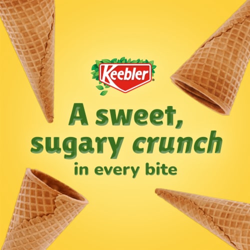 Keebler Sugar Cones for Ice Cream Perspective: back