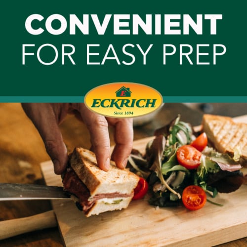 Eckrich Sliced Olive Loaf Lunch Meat Perspective: back