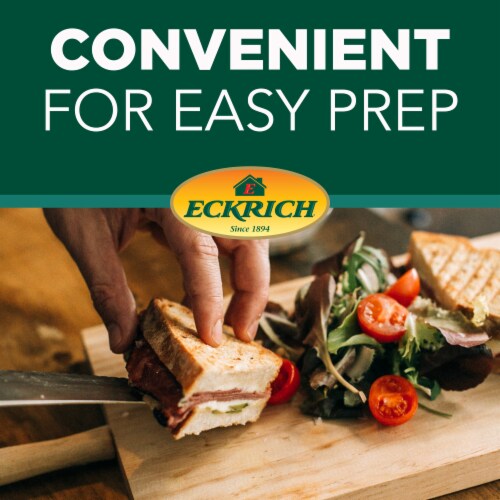 Eckrich Sliced Honey Loaf Lunch Meat Perspective: back