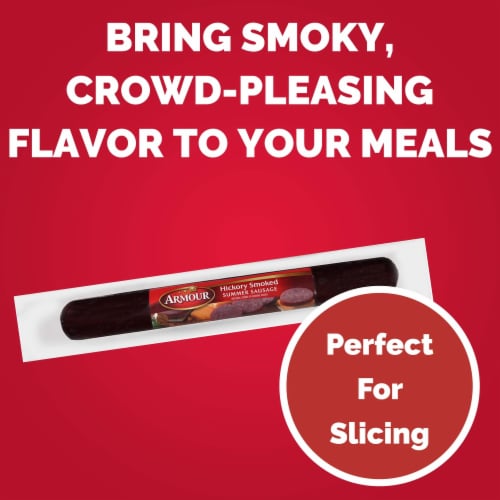 Armour Hickory Smoked Summer Sausage Perspective: back