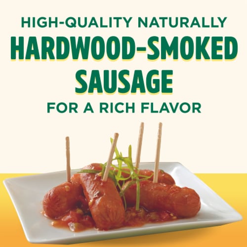 Eckrich Li'l Smokies Cheddar Cocktail Smoked Sausages Perspective: back