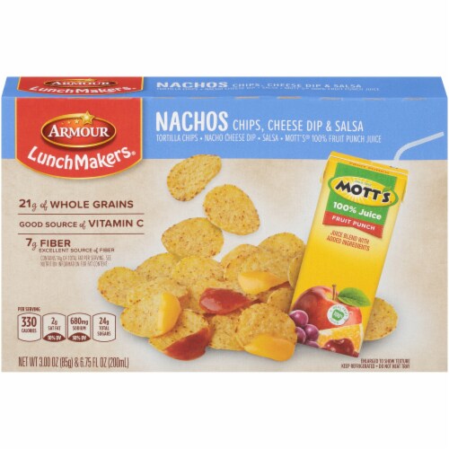 Armour® LunchMakers® Nacho Chips with Cheese Dip & Salsa Lunch Kit Perspective: back