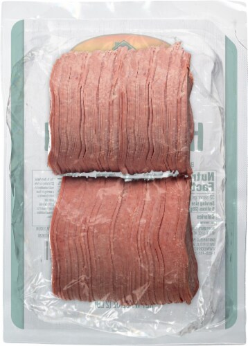 Eckrich® Sliced Hard Salami Perspective: back