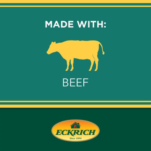 Eckrich Smok-Y Beef Breakfast Sausage Links Perspective: back