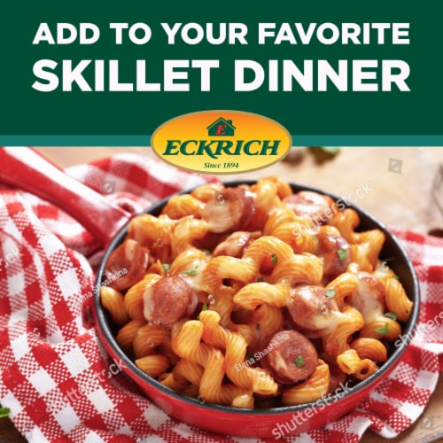 Eckrich Bacon & Cheddar Smoked Sausage Links Perspective: back