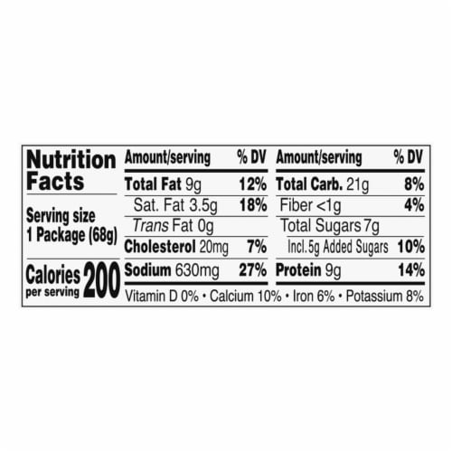 Armour LunchMakers Cracker Crunchers Honey Ham & American Portable Meal Kit Perspective: back