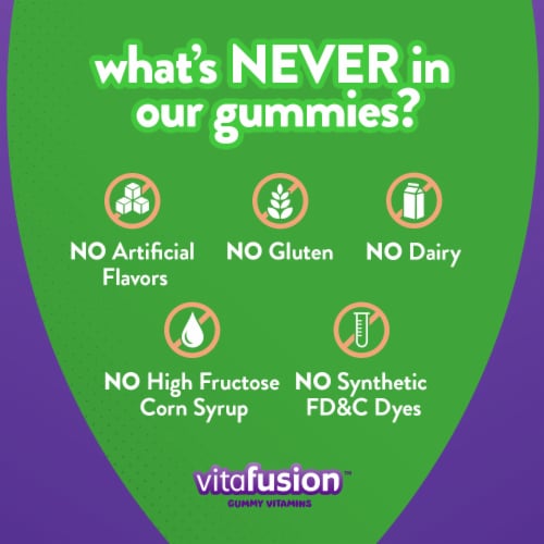 Vitafusion Kids™ Sugar-Free Tropical Peach Melatonin Supplement Gummies Perspective: back