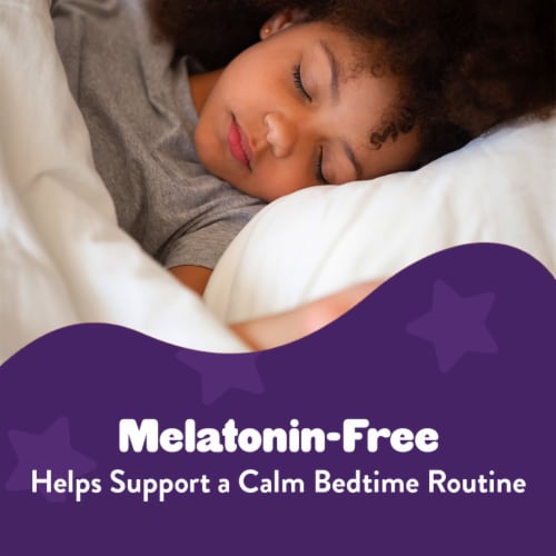 L'il Critters Melatonin-Free Bedtime Cherry Peach Flavored Gummies Sleep Support Dietary Supplement Perspective: back