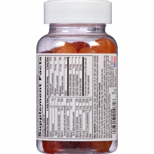 Nutrition Now Adult MultiVites Gummies Perspective: back