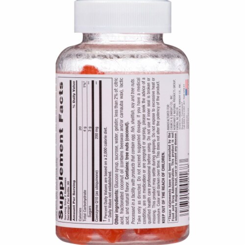 Nutrition Now CoQ10 Gummies Perspective: back