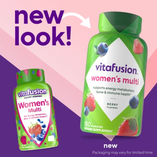 Vitafusion™ Women's Daily Multivitamin Gummies Perspective: back
