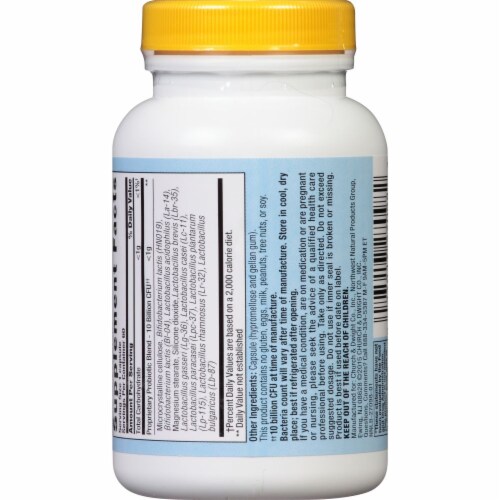 Nutrition Now PB 8™ Immune System Support Capsules Perspective: back