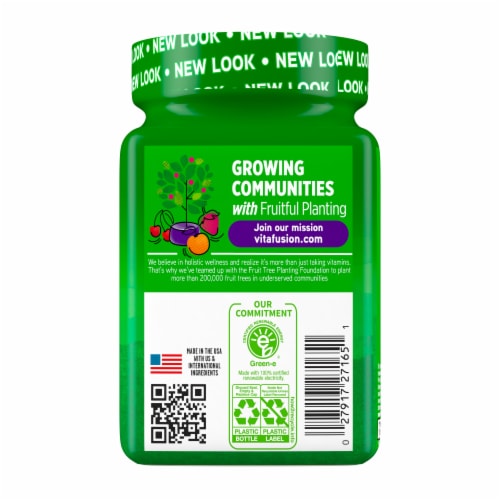 Vitafusion Organic Womens Multi Gummies Perspective: back