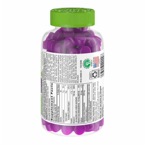 Vitafusion™ Elderberry Immune Support Adult Gummies Perspective: back