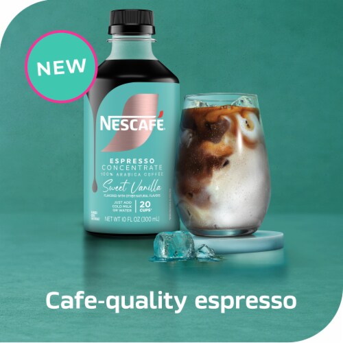 Nescafe Sweet Vanilla Espresso Coffee Concentrate, 10.14 fl oz