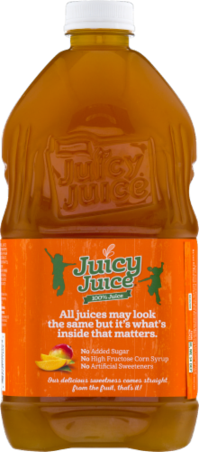 Juicy Juice Mango Juice Perspective: back
